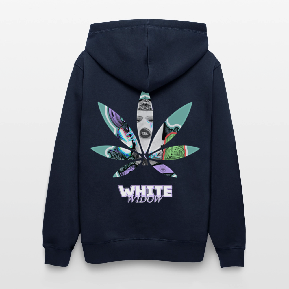 WHITE WIDOW Unisex Bio-Hoodie - French Navy