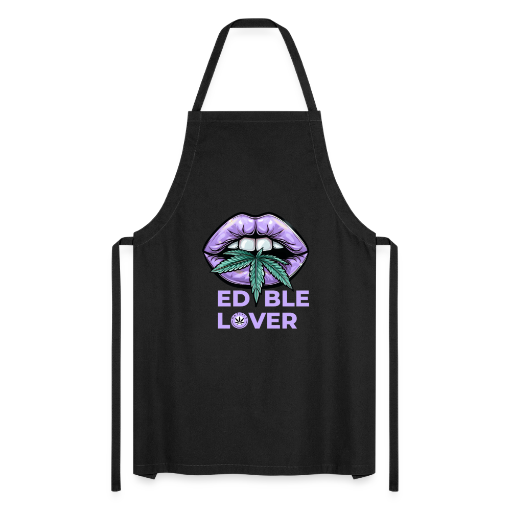 EDIBLE LOVER Kochschürze - Schwarz