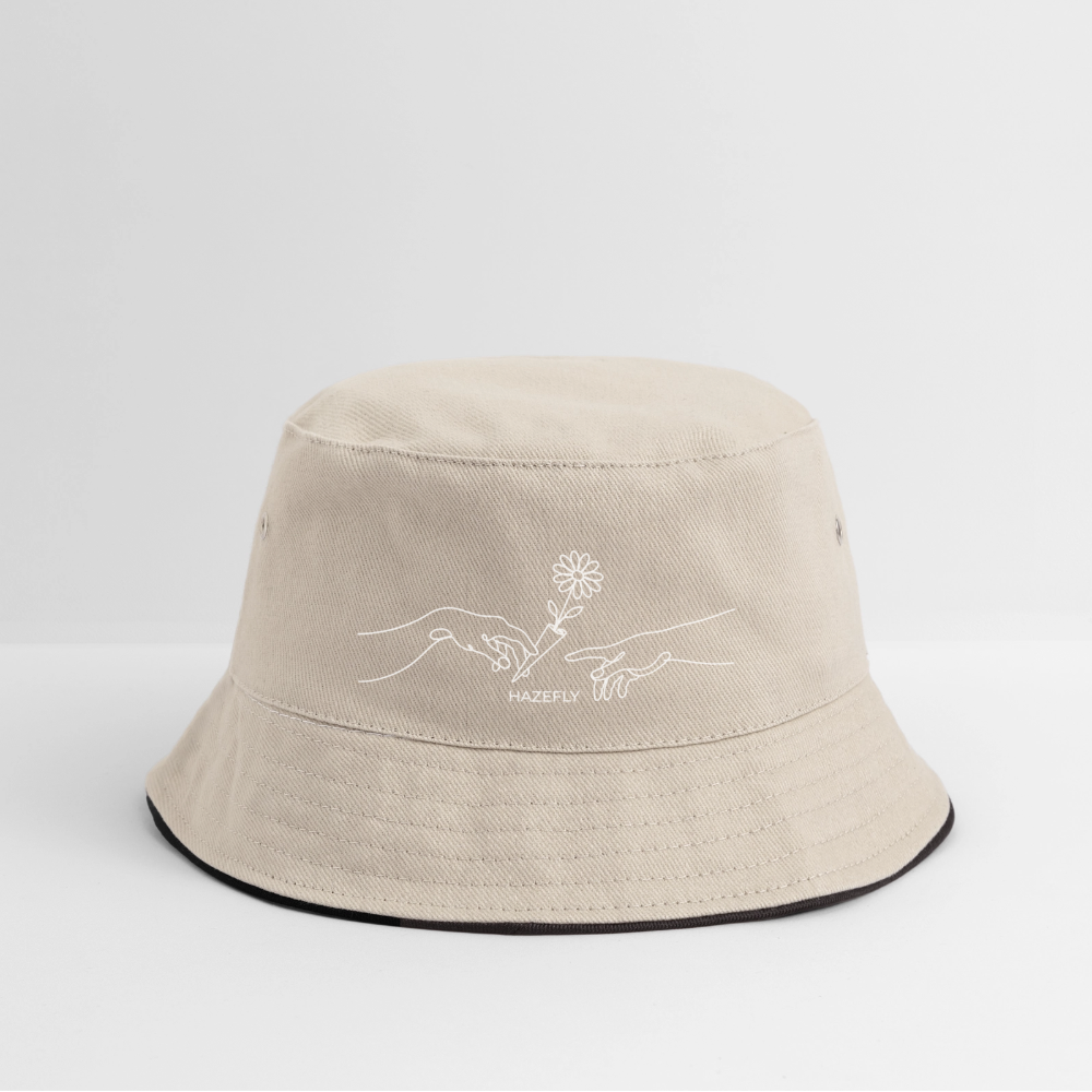 PASS IT Fischerhut - Natur/Navy