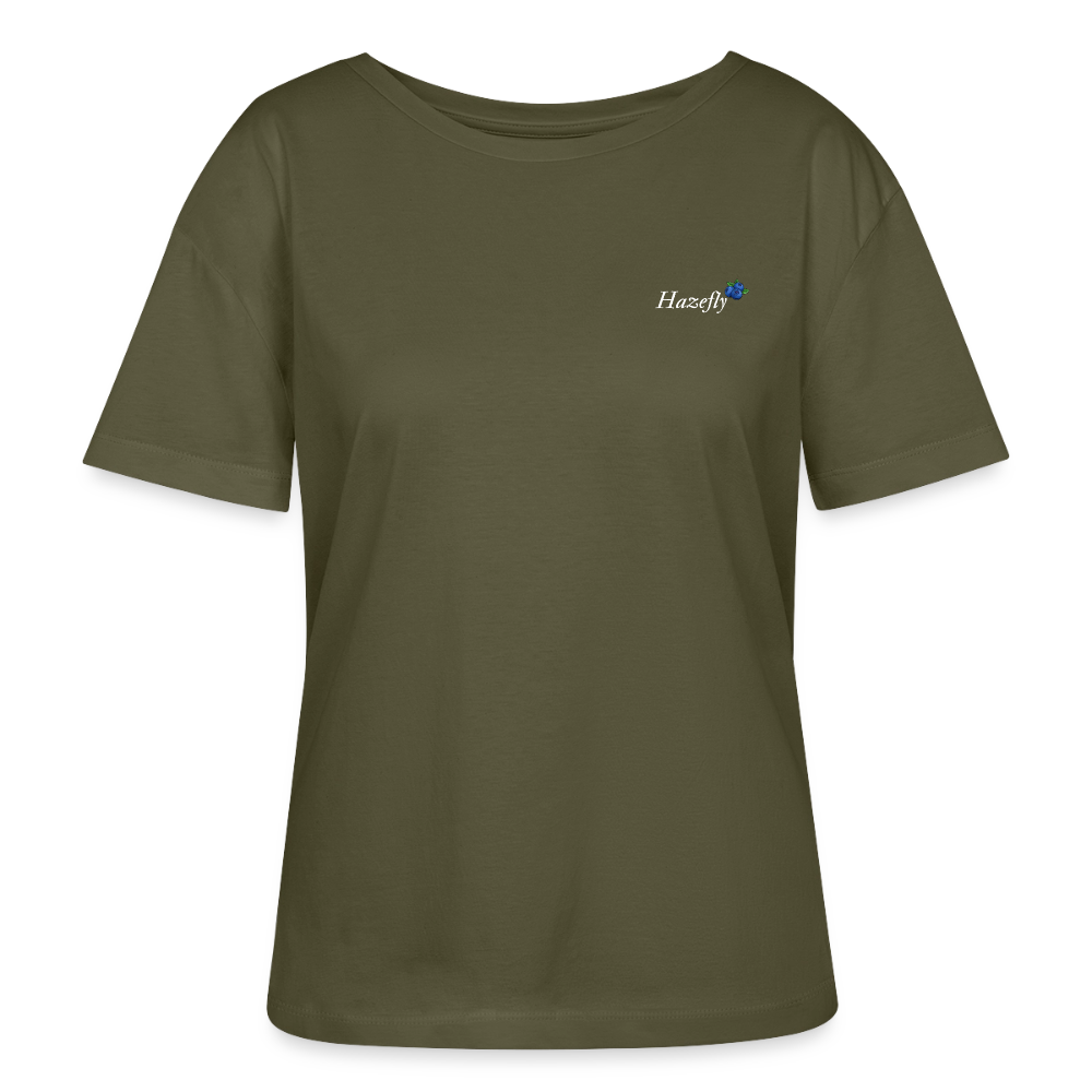 TRUE BERRY Relaxed Frauen Bio-T-Shirt - Khaki