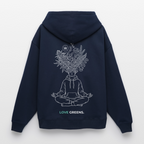 LOVE GREENS Oversized Unisex Bio-Hoodie - Navy