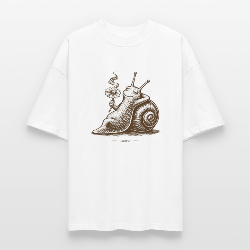 SLOW BURN Unisex Oversized Bio-T-Shirt - Weiß
