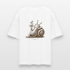 SLOW BURN Unisex Oversized Bio-T-Shirt - Weiß