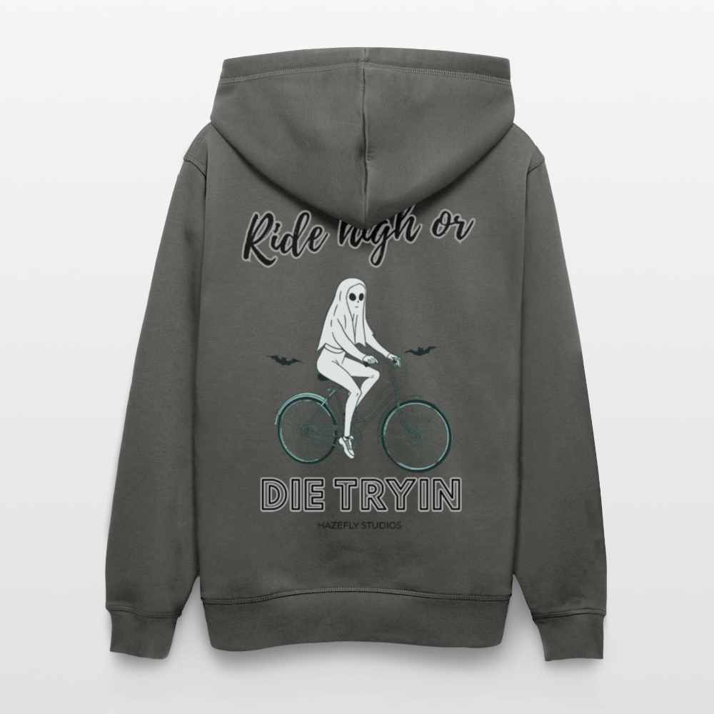 RIDE HIGH Unisex Bio-Hoodie - Anthrazit