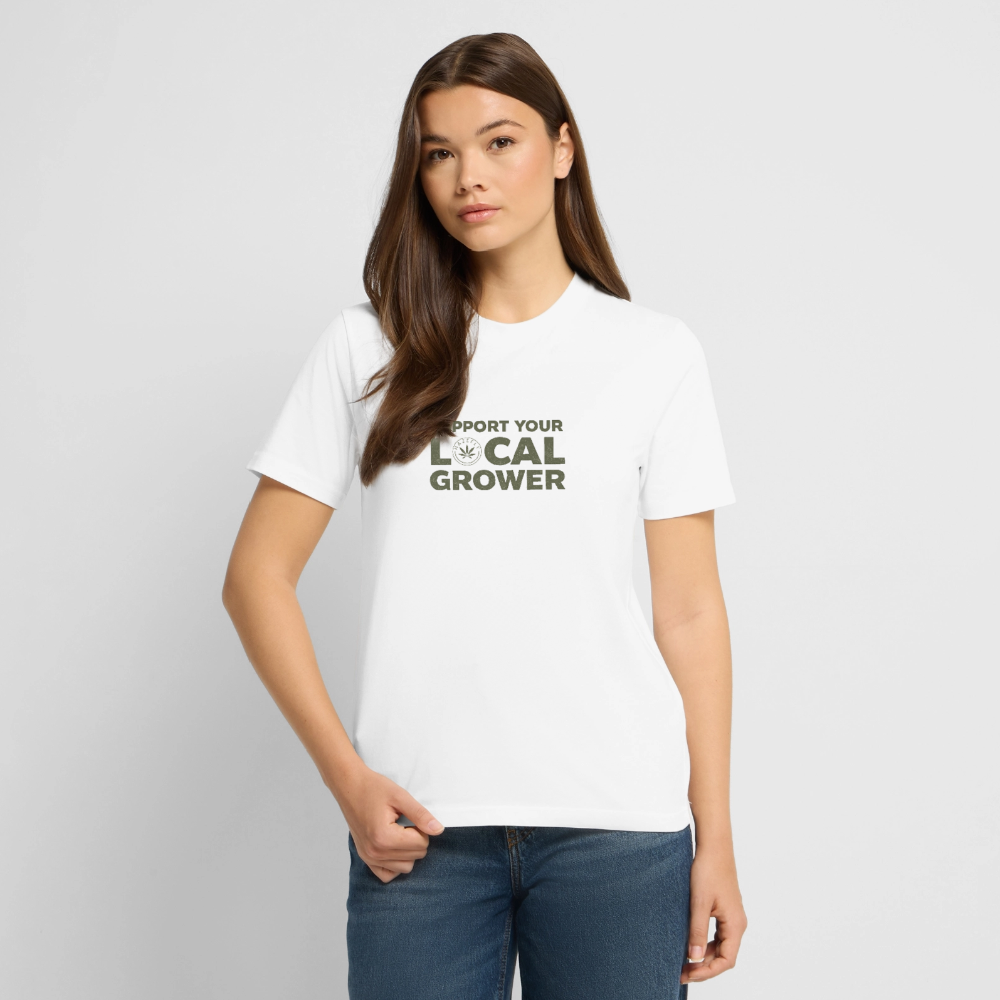 LOCAL GROWER Unisex Bio-T-Shirt - Weiß