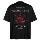 TRUE CHERRY Oversized Unisex Bio T-Shirt - Schwarz