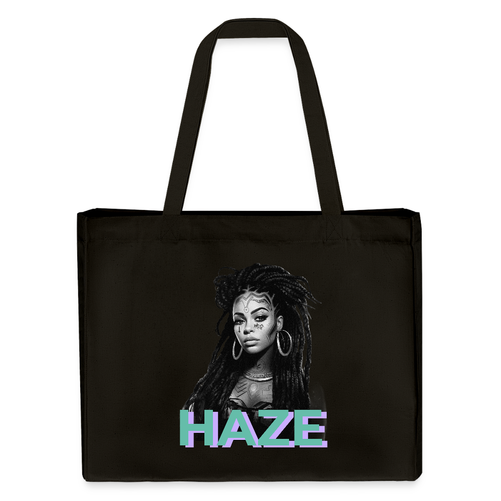 MADAM HAZE recycelter Shopping Bag - Schwarz