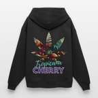 TROPICANA CHERRY Oversized Unisex Bio-Hoodie - Schwarz