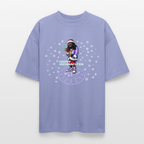 HI SANTA Oversized Unisex Bio T-Shirt - Violett