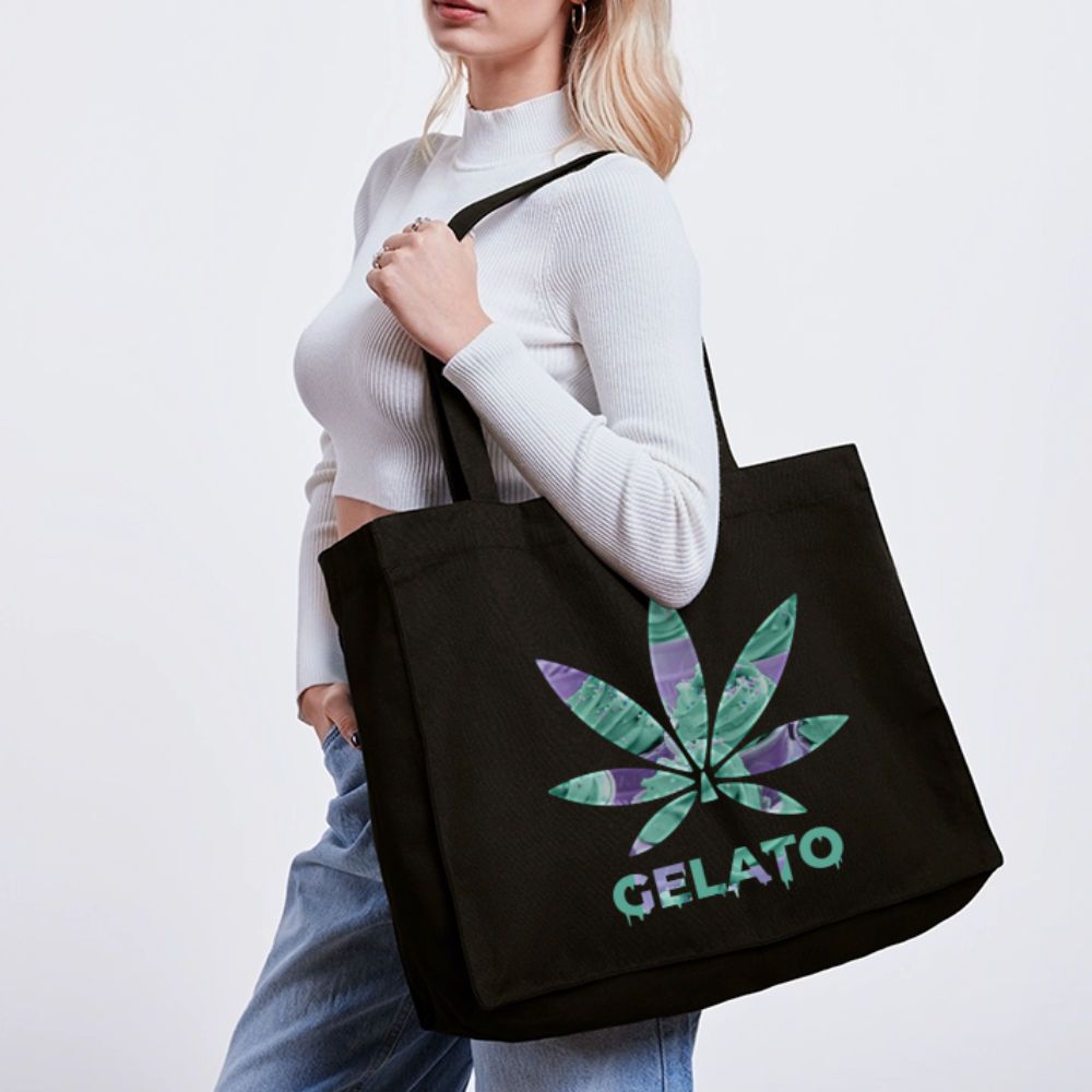 GELATO recycelter Shopping Bag - Schwarz