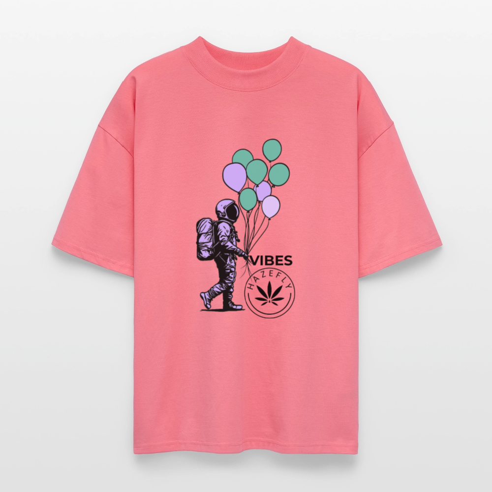 GALACTIC JOURNEY Oversized Unisex Bio T-Shirt - Pink 
