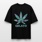 GELATO Oversized Unisex Bio T-Shirt - Schwarz