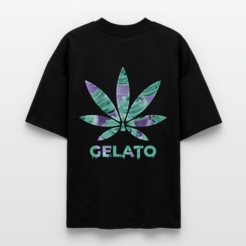 GELATO Oversized Unisex Bio T-Shirt - Schwarz