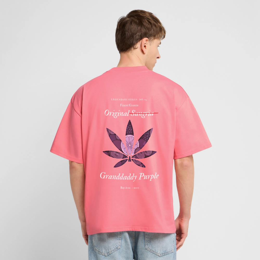 TRUE GRAPE Oversized Unisex Bio T-Shirt - Pink 