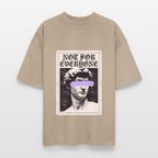 STONED Unisex Oversized Bio-T-Shirt - Steingrau