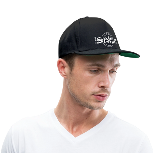 ACTIVE STONER Snapback Cap - Schwarz/Schwarz