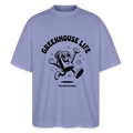 GREENHOUSE LIFE Oversized Unisex Bio T-Shirt - Violett