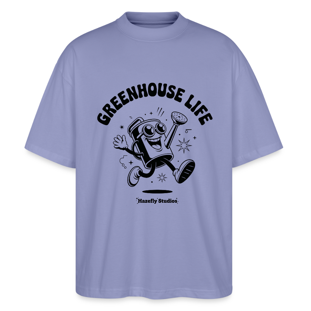 GREENHOUSE LIFE Oversized Unisex Bio T-Shirt - Violett