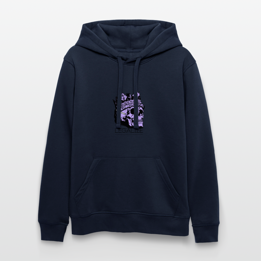 420 SKULL Unisex Bio-Hoodie - French Navy