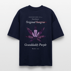 TRUE GRAPE Oversized Unisex Bio T-Shirt - Navy