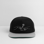 PASS IT Snapback Cap - Schwarz/Grau