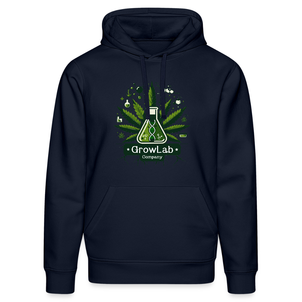 GLOW GARDEN WITH GROWLAB Unisex Bio-Hoodie - French Navy