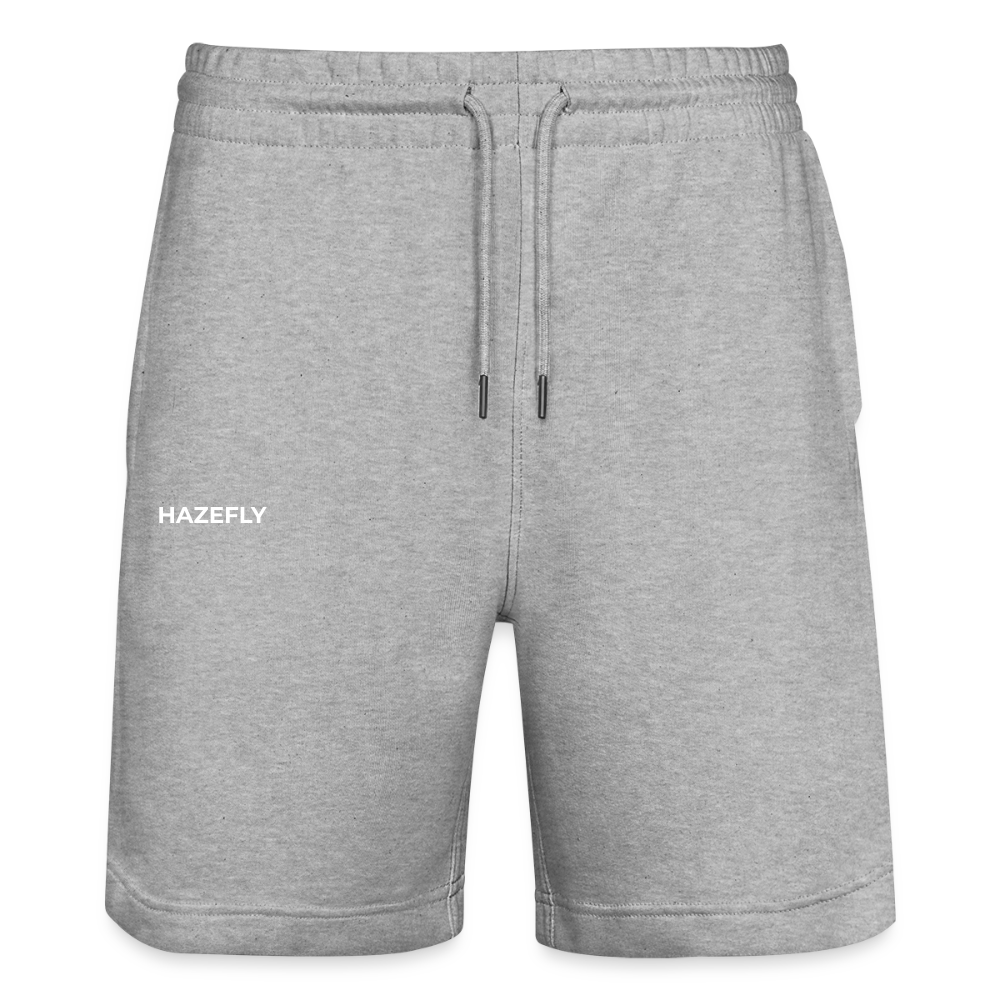 Unisex Bio Joggingshorts - Grau meliert