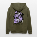 420 SKULL Unisex Bio-Kapuzenjacke - Khaki