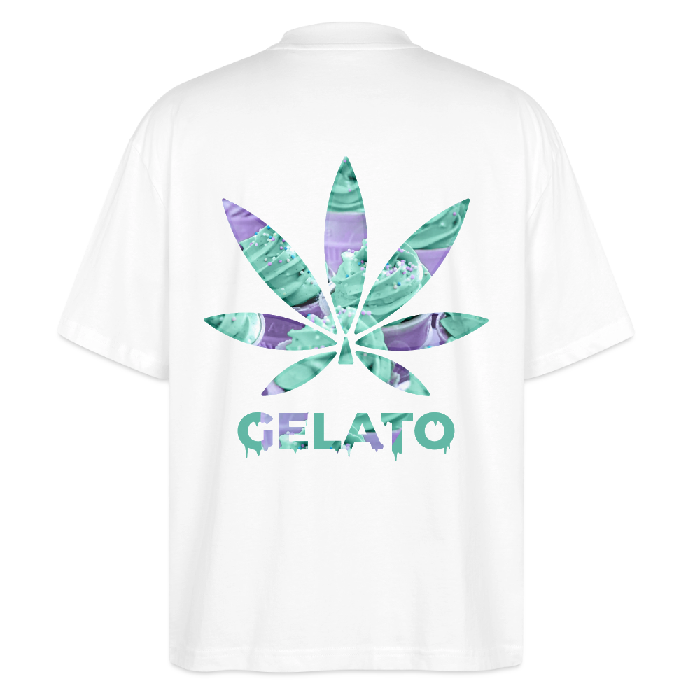 GELATO Oversized Unisex Bio T-Shirt - Weiß