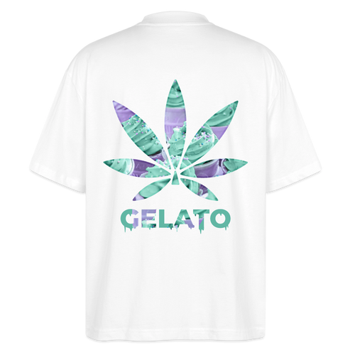 GELATO Oversized Unisex Bio T-Shirt - Weiß