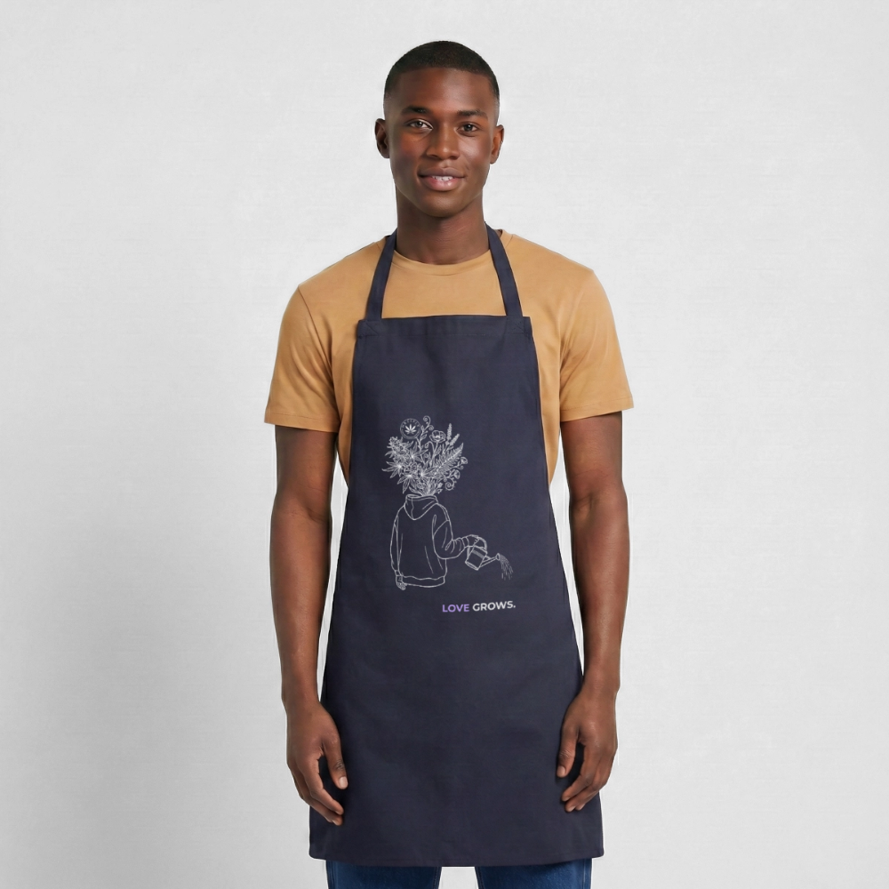 LOVE GROWS II Kochschürze - Navy
