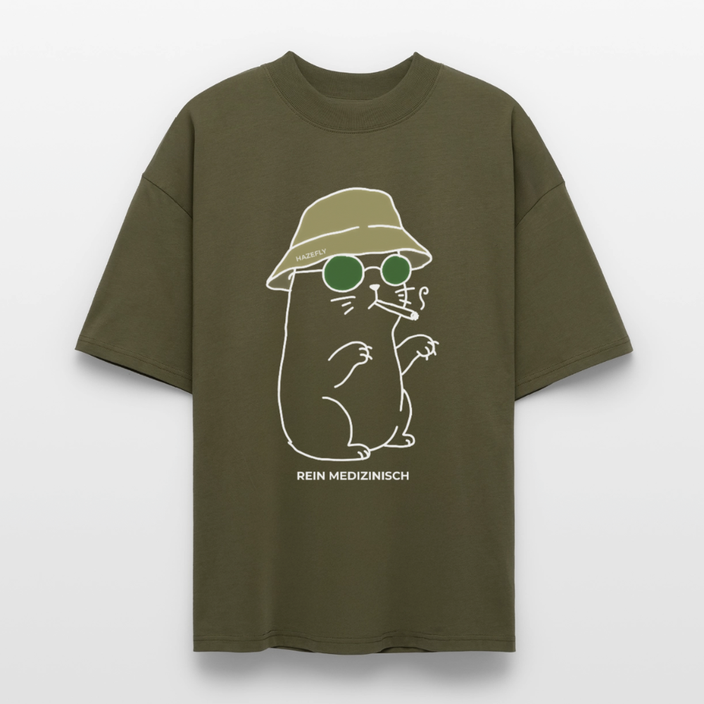 REIN MEDIZINISCH Unisex Oversized Bio-T-Shirt - Khaki