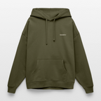 TERPENE WARRIOR Oversized Unisex Bio-Hoodie - Khaki