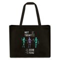 NOT TODAY recycelter Shopping Bag - Schwarz