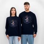 HI SANTA Unisex Bio-Sweatshirt - Navy
