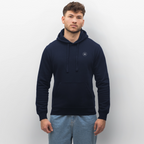 HAZEFLY LOGO WHITE Unisex Bio-Hoodie - French Navy