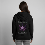 TRUE GRAPE Oversized Unisex Bio-Hoodie - Schwarz
