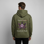 TRUE GRAPE Oversized Unisex Bio-Hoodie - Khaki