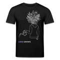 LOVE GROWS I Unisex Bio-T-Shirt - Schwarz