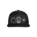 GHOST TRAIN Snapback Cap - Schwarz/Schwarz