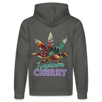 TROPICANA CHERRY Unisex Bio-Hoodie - Anthrazit