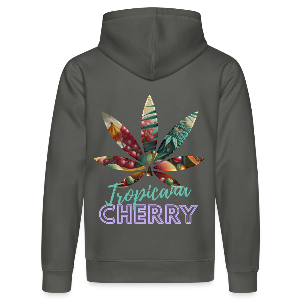 TROPICANA CHERRY Unisex Bio-Hoodie - Anthrazit