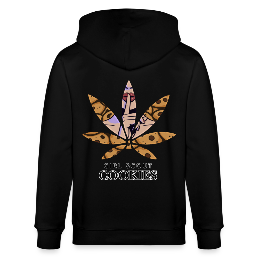 GIRL SCOUT COOKIES Unisex Bio-Kapuzenjacke - Schwarz