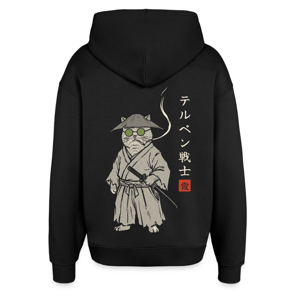TERPENE WARRIOR Oversized Unisex Bio-Hoodie - Schwarz