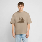 SLOW BURN Unisex Oversized Bio-T-Shirt - Steingrau