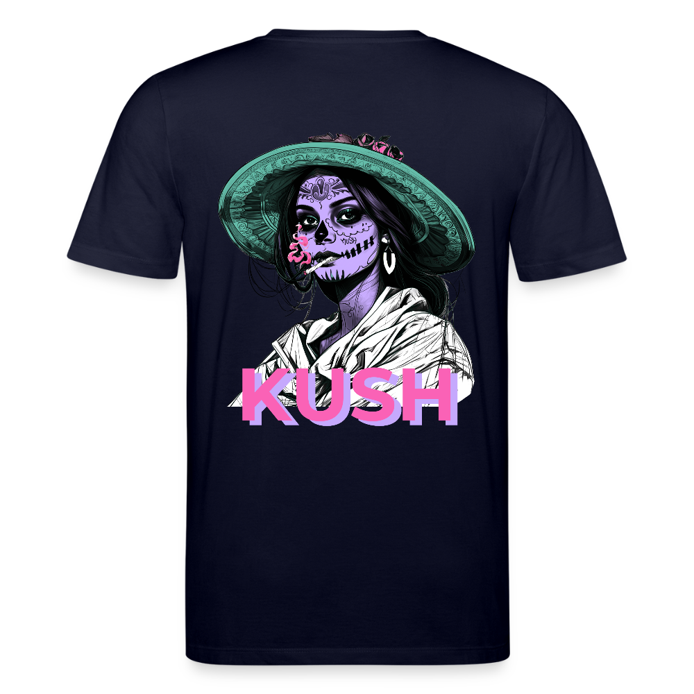 LA CATRINA KUSH Unisex Bio-T-Shirt - Navy