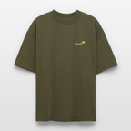 TRUE LEMON Oversized Unisex Bio T-Shirt - Khaki