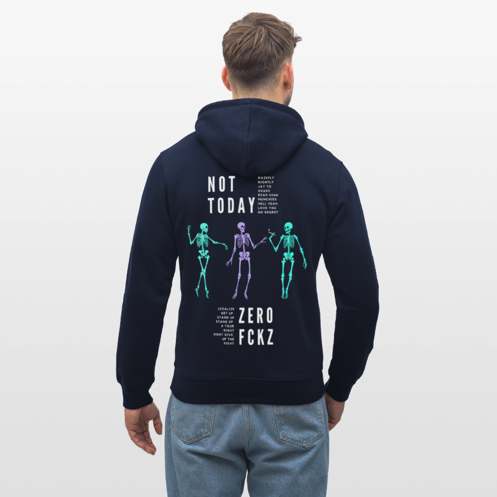 NOT TODAY Unisex Bio-Hoodie - French Navy