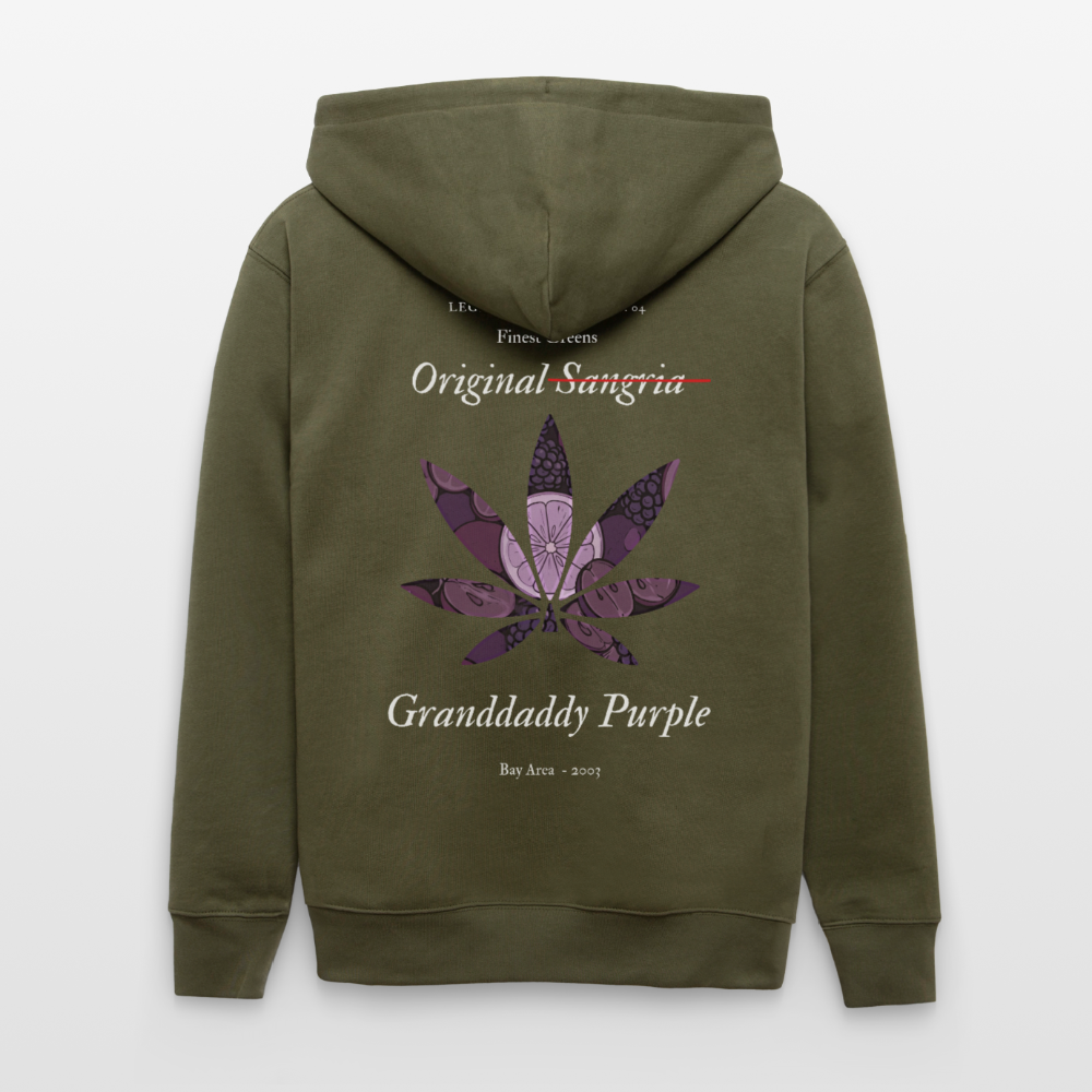 TRUE GRAPE Unisex Bio-Kapuzenjacke - Khaki