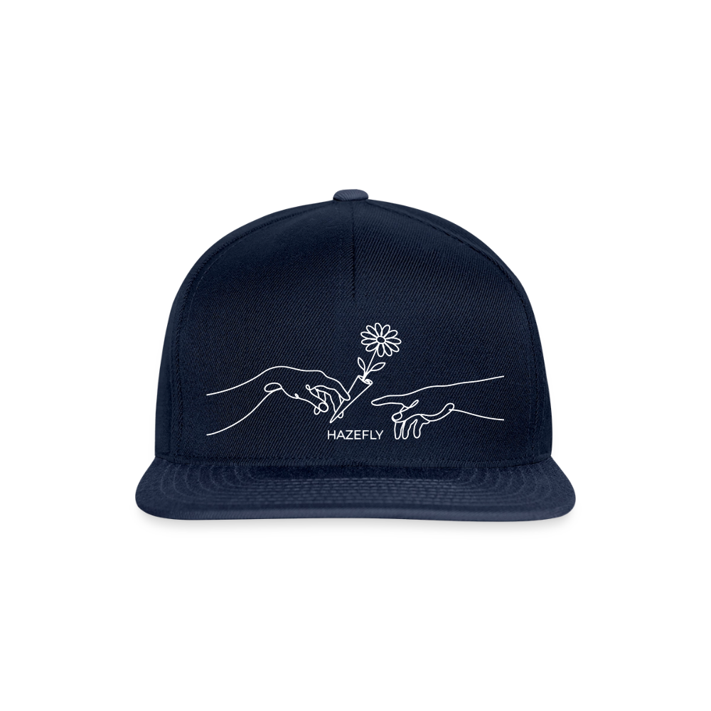 PASS IT Snapback Cap - Navy/Navy